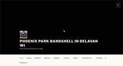 Desktop Screenshot of phoenixparkbandshell.com