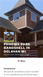 Mobile Screenshot of phoenixparkbandshell.com